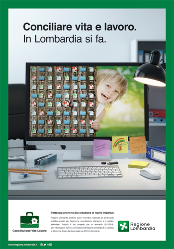 Locandina conciliazione casa-lavoro