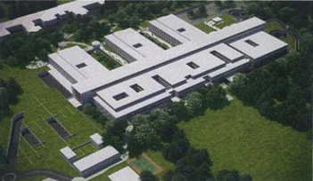 Rendering nuovo ospedale di Garbagnate Milanese