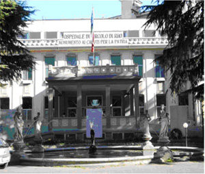 Immagine ingresso ospedale di Rho