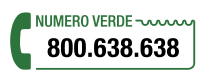 Numero Verde 800638638