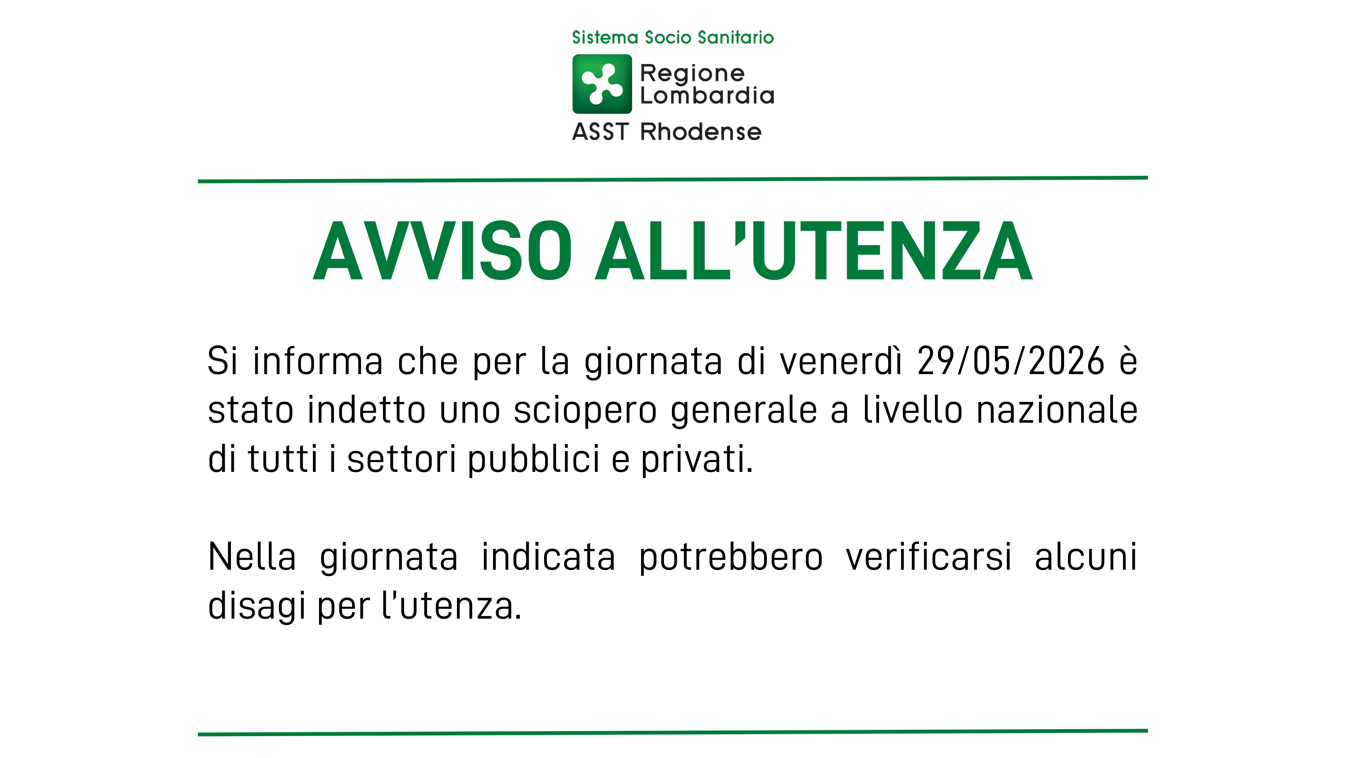 SCIOPERO VENERDI 29/05/2026 - Formato PDF